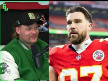 Travis Kelce Gives Friend Stern Warning Before Meeting Taylor Swift at Chiefs-Texans